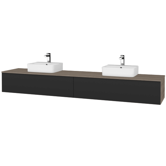 Umyvadlová skříňka MODULE SZZ12 240 umyvadlo Joy 3 - D03 Cafe - N03 Graphite - Ne