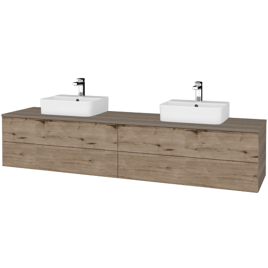 Umyvadlová skříňka MODULE SZZ4 200 umyvadlo Joy 3 - D03 Cafe - D23 Herkules - Ne