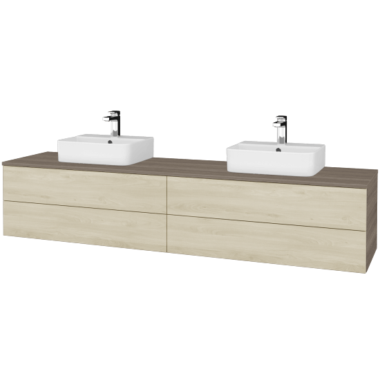 Umyvadlová skříňka MODULE SZZ4 200 umyvadlo Joy 3 - D03 Cafe - D24 Ohio - Ne