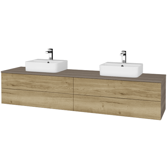 Umyvadlová skříňka MODULE SZZ4 200 umyvadlo Joy 3 - D03 Cafe - D26 Ontario - Ne