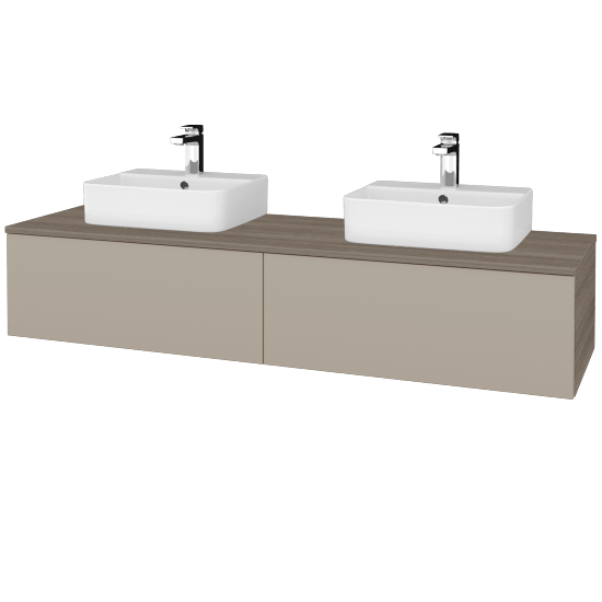 Umyvadlová skříňka MODULE SZZ12 160 umyvadlo Joy 3 - D03 Cafe - M05 Béžová mat - Ne