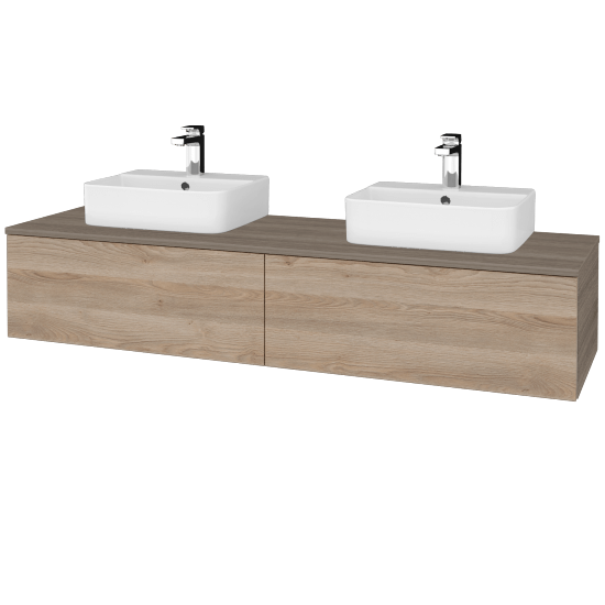 Umyvadlová skříňka MODULE SZZ12 160 umyvadlo Joy 3 - D03 Cafe - D17 Colorado - Ne