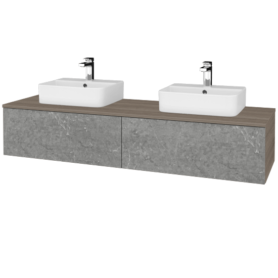 Umyvadlová skříňka MODULE SZZ12 160 umyvadlo Joy 3 - D03 Cafe - D20 Galaxy - Ne