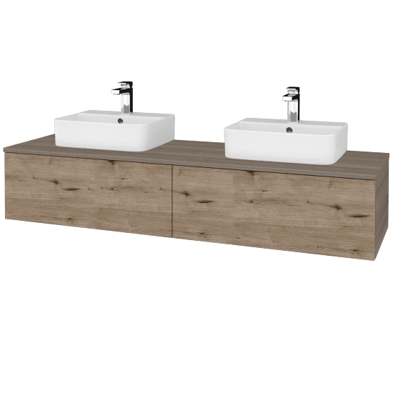 Umyvadlová skříňka MODULE SZZ12 160 umyvadlo Joy 3 - D03 Cafe - D23 Herkules - Ne