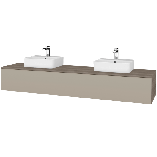 Umyvadlová skříňka MODULE SZZ12 200 umyvadlo Joy 3 - D03 Cafe - L04 Béžová vysoký lesk - Ne