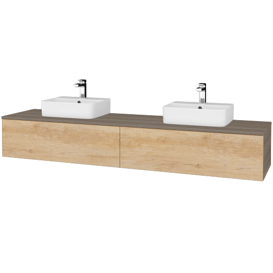 Umyvadlová skříňka MODULE SZZ12 200 umyvadlo Joy 3 - D03 Cafe - D15 Nebraska - Ne