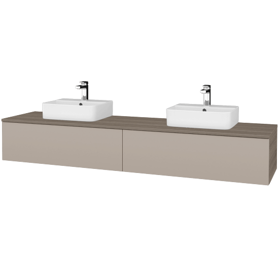 Umyvadlová skříňka MODULE SZZ12 200 umyvadlo Joy 3 - D03 Cafe - N07 Stone - Ne