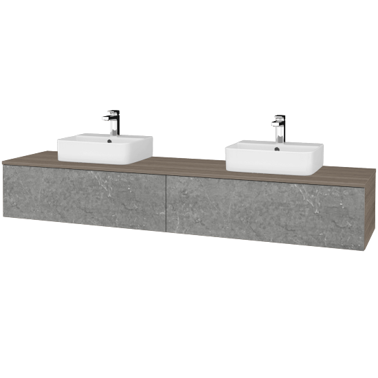 Umyvadlová skříňka MODULE SZZ12 200 umyvadlo Joy 3 - D03 Cafe - D20 Galaxy - Ne