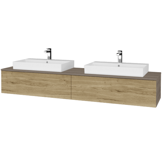 Umyvadlová skříňka MODULE SZZ12 200 umyvadlo Glance - D03 Cafe - D26 Ontario - Ne