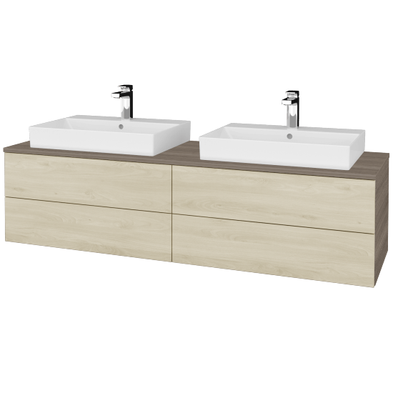 Umyvadlová skříňka MODULE SZZ4 160 umyvadlo Glance - D03 Cafe - D24 Ohio - Ne