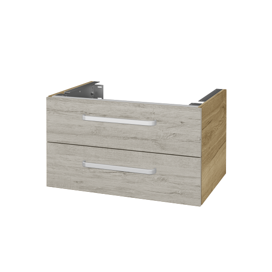 Doplňková skříňka pod desku DSD SZZ2 70 (výška 40 cm)  - D26 Ontario - Úchytka T01 - D05 Oregon - Ne