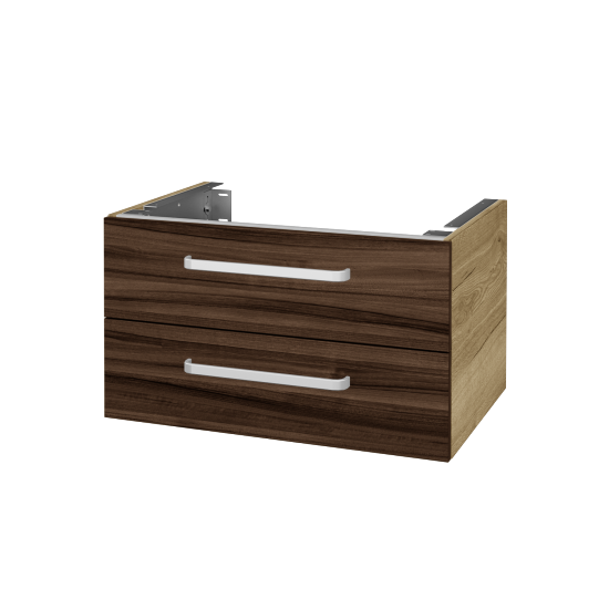 Doplňková skříňka pod desku DSD SZZ2 70 (výška 40 cm)  - D26 Ontario - Úchytka T01 - D06 Ořech - Ne