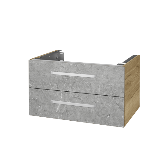 Doplňková skříňka pod desku DSD SZZ2 70 (výška 40 cm)  - D26 Ontario - Úchytka T01 - D20 Galaxy - Ne