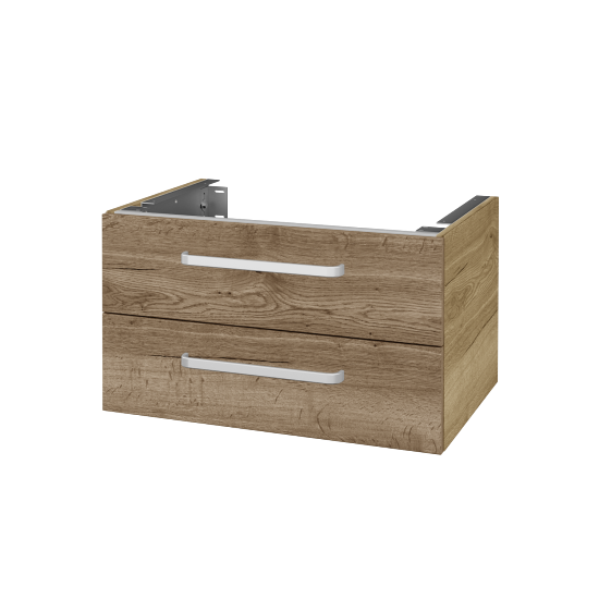 Doplňková skříňka pod desku DSD SZZ2 70 (výška 40 cm)  - D26 Ontario - Úchytka T01 - D21 Tobacco - Ne
