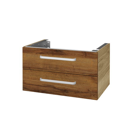 Doplňková skříňka pod desku DSD SZZ2 70 (výška 40 cm)  - D26 Ontario - Úchytka T01 - D27 Cognac - Ne