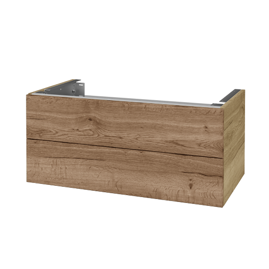 Doplňková skříňka pod desku DSD SZZ2 90 (výška 40 cm)  - D26 Ontario - D21 Tobacco - Ne