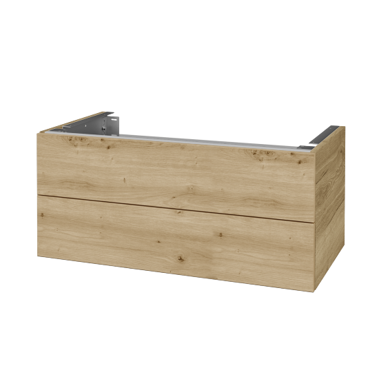 Doplňková skříňka pod desku DSD SZZ2 90 (výška 40 cm)  - D26 Ontario - D22 Karamel - Ne