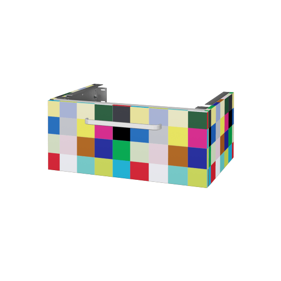 Doplňková skříňka pod desku DSD SZZ1 70 (výška 30 cm)  - Individuální odstín dle RAL/NCS - Úchytka T01 - Individuální odstín dle RAL/NCS - Ne