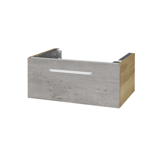 Doplňková skříňka pod desku DSD SZZ1 70 (výška 30 cm)  - D26 Ontario - Úchytka T01 - D01 Beton - Ne