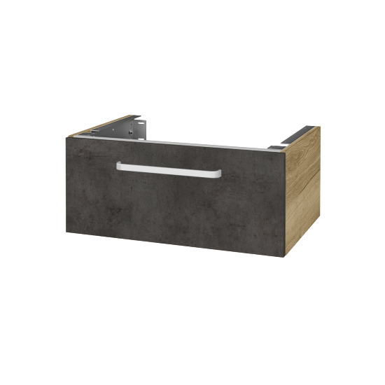 Doplňková skříňka pod desku DSD SZZ1 70 (výška 30 cm)  - D26 Ontario - Úchytka T01 - D16 Beton tmavý - Ne