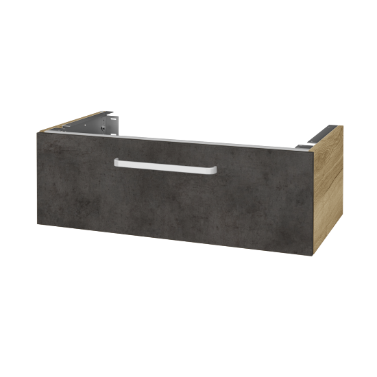 Doplňková skříňka pod desku DSD SZZ1 90 (výška 30 cm)  - D26 Ontario - Úchytka T01 - D16 Beton tmavý - Ne
