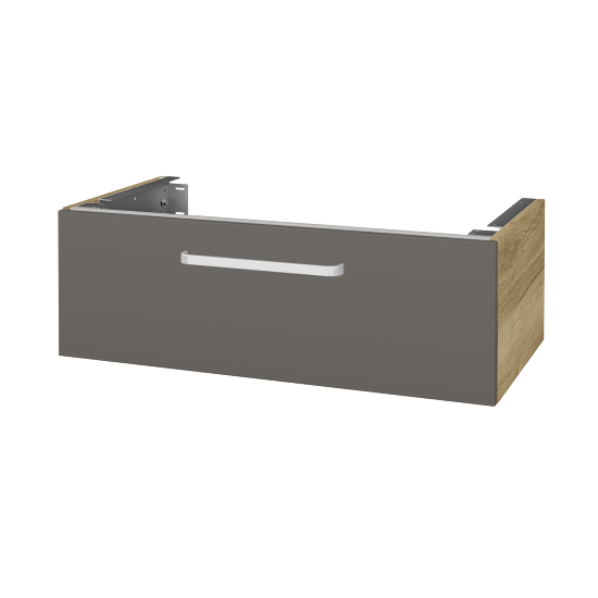 Doplňková skříňka pod desku DSD SZZ1 90 (výška 30 cm)  - D26 Ontario - Úchytka T01 - N06 Lava - Ne