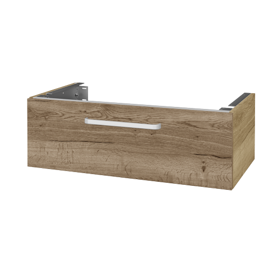 Doplňková skříňka pod desku DSD SZZ1 90 (výška 30 cm)  - D26 Ontario - Úchytka T01 - D21 Tobacco - Ne