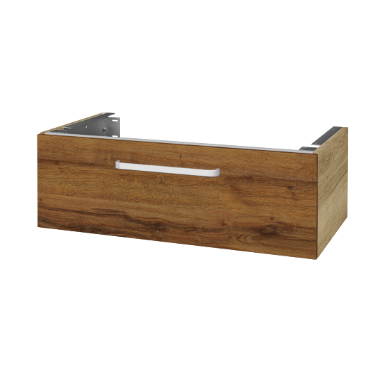 Doplňková skříňka pod desku DSD SZZ1 90 (výška 30 cm)  - D26 Ontario - Úchytka T01 - D27 Cognac - Ne