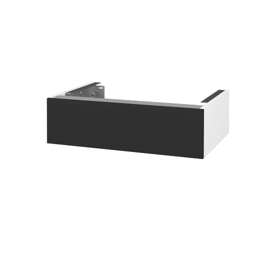 Doplňková skříňka pod desku DSD SZZ 70 (výška 20 cm)  - N01 Bílá lesk - N03 Graphite - Ne