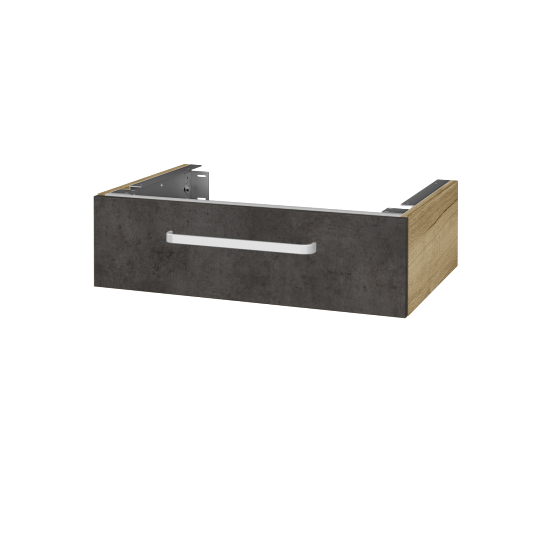 Doplňková skříňka pod desku DSD SZZ 70 (výška 20 cm)  - D26 Ontario - Úchytka T01 - D16 Beton tmavý - Ne
