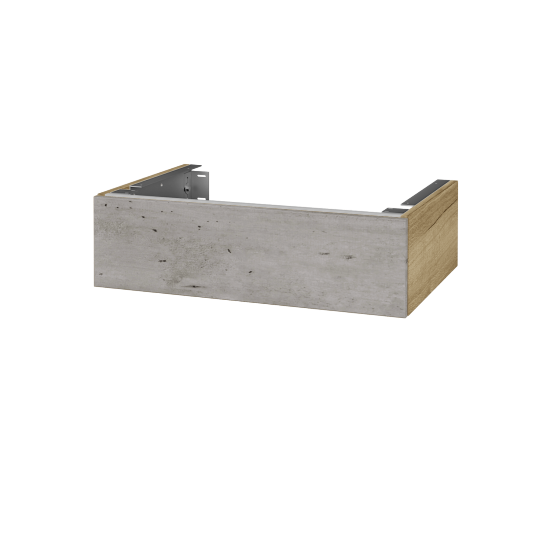 Doplňková skříňka pod desku DSD SZZ 70 (výška 20 cm)  - D26 Ontario - D01 Beton - Ne