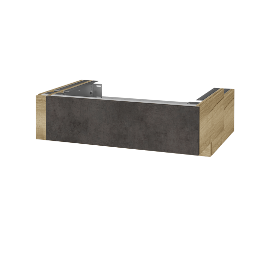 Doplňková skříňka pod desku DSD SZZ 70 (výška 20 cm)  - D26 Ontario - D16 Beton tmavý - Ne