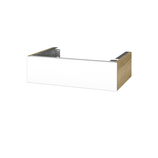 Doplňková skříňka pod desku DSD SZZ 70 (výška 20 cm)  - D26 Ontario - M01 Bílá mat - Ne