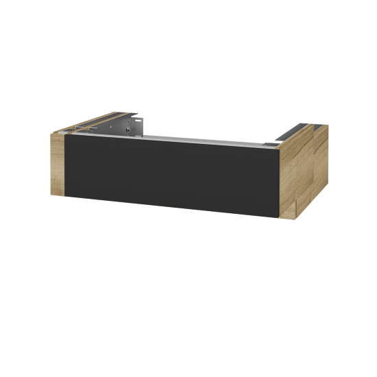 Doplňková skříňka pod desku DSD SZZ 70 (výška 20 cm)  - D26 Ontario - N03 Graphite - Ne