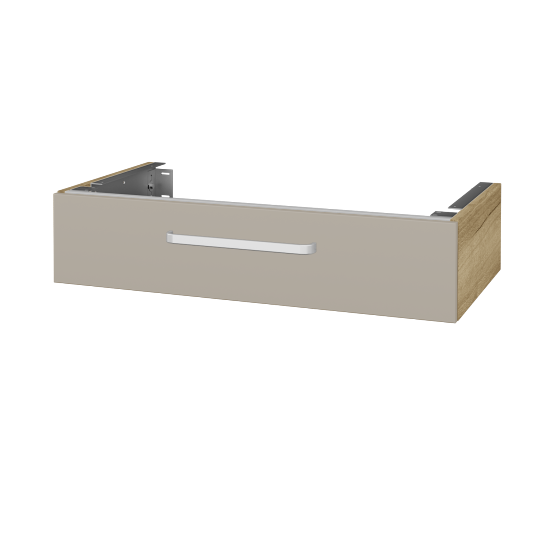 Doplňková skříňka pod desku DSD SZZ 90 (výška 20 cm)  - D26 Ontario - Úchytka T01 - M05 Béžová mat - Ne
