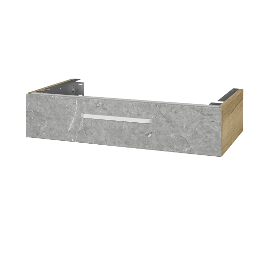 Doplňková skříňka pod desku DSD SZZ 90 (výška 20 cm)  - D26 Ontario - Úchytka T01 - D20 Galaxy - Ne