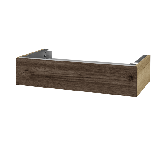 Doplňková skříňka pod desku DSD SZZ 90 (výška 20 cm)  - D26 Ontario - D25 Teak - Ne