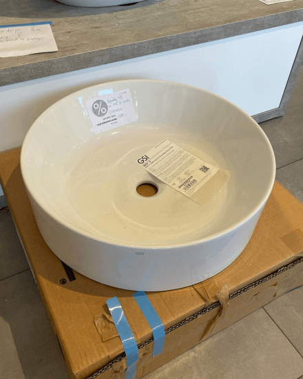 Výprodej 452 - umyvadlo GSI X Lavabo kulaté  - 