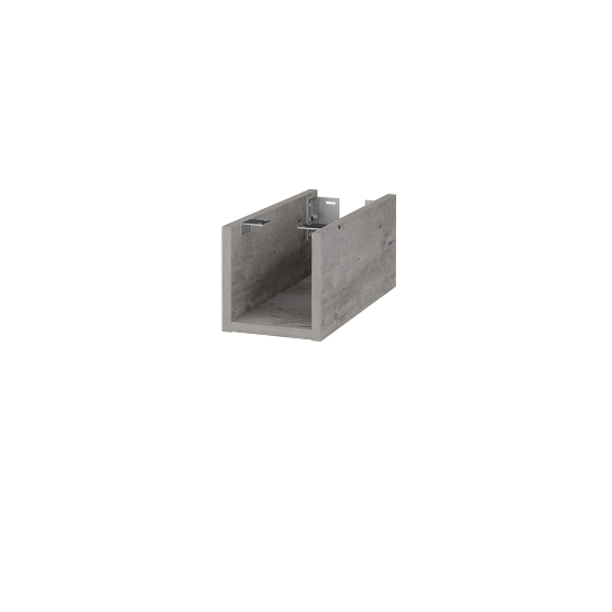Doplňková skříňka pod desku DSD SYO 20  - D01 Beton