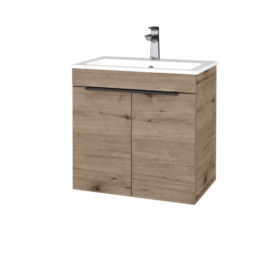 Umyvadlová skříňka BENEFIT SZD2 60 (umyvadlo Altero)  - D23 Herkules - Úchytka T07 - D23 Herkules