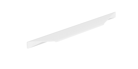 Nábytková úchytka T09 - bílá mat, 146 mm  - 
