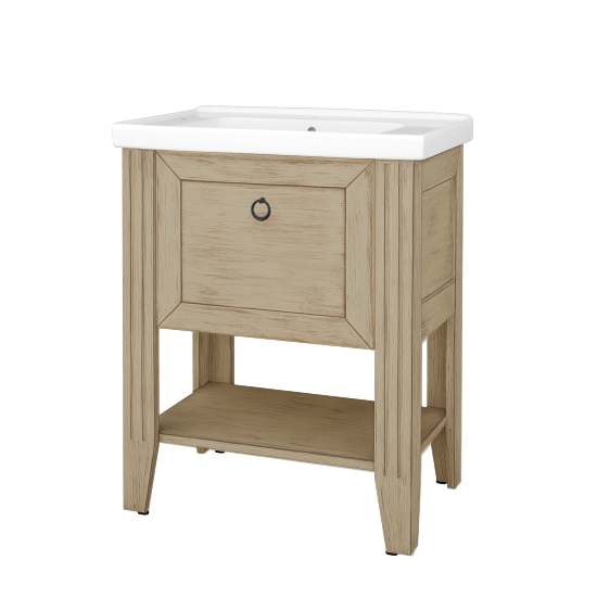 Skříňka pod umyvadlo ANTIK SUPZ 70  - M22 Cream mat patina - Úchytka T10 - M22 Cream mat patina