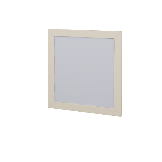 Zrcadlo ANTIK ZC 70  - L19 Cream vysoký lesk
