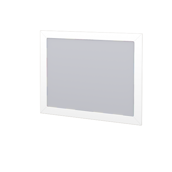 Zrcadlo ANTIK ZC 90  - L01 Bílá vysoký lesk