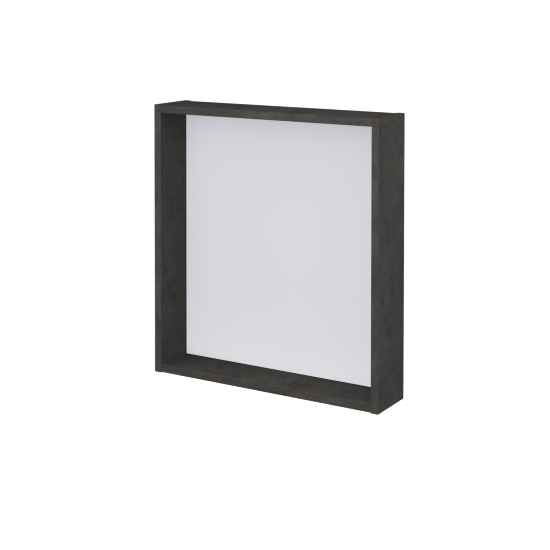 Zrcadlo THERA ZCO 60  - D16  Beton tmavý