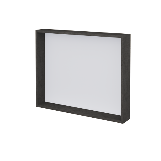 Zrcadlo THERA ZCO 80  - D16  Beton tmavý