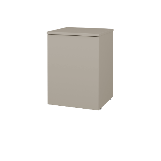 Nízká koupelnová skříňka FLOOR SND 40  - L04 Béžová vysoký lesk - L04 Béžová vysoký lesk - Levé - Ne