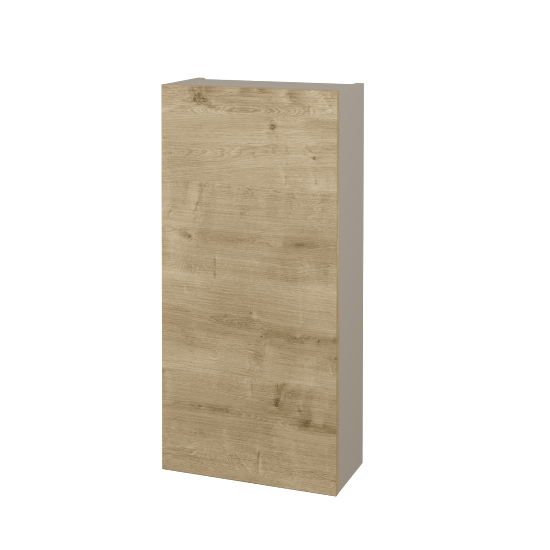 Horní skříňka FLOOR SYD 40  - L04 Béžová vysoký lesk - D09 Arlington - Levé - Ne