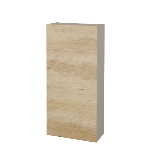 Horní skříňka FLOOR SYD 40  - L04 Béžová vysoký lesk - D15 Nebraska - Levé - Ne