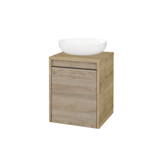 Skříňka pod umyvadlo VISIT SZD 40 (pro umyvadlo Kaldewei Miena)  - D09 Arlington - Úchytka T33 - černá mat - D17 Colorado - Levé - Ne